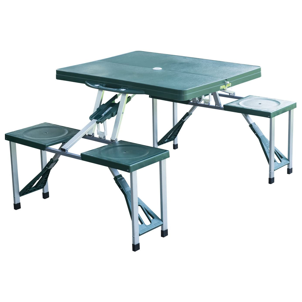 camping tables with storage